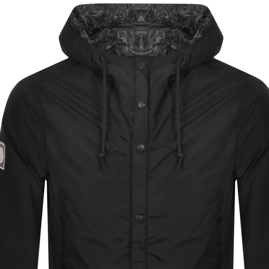 Alternative Image for ProductPretty Green Ridley Hooded Jacket Black2